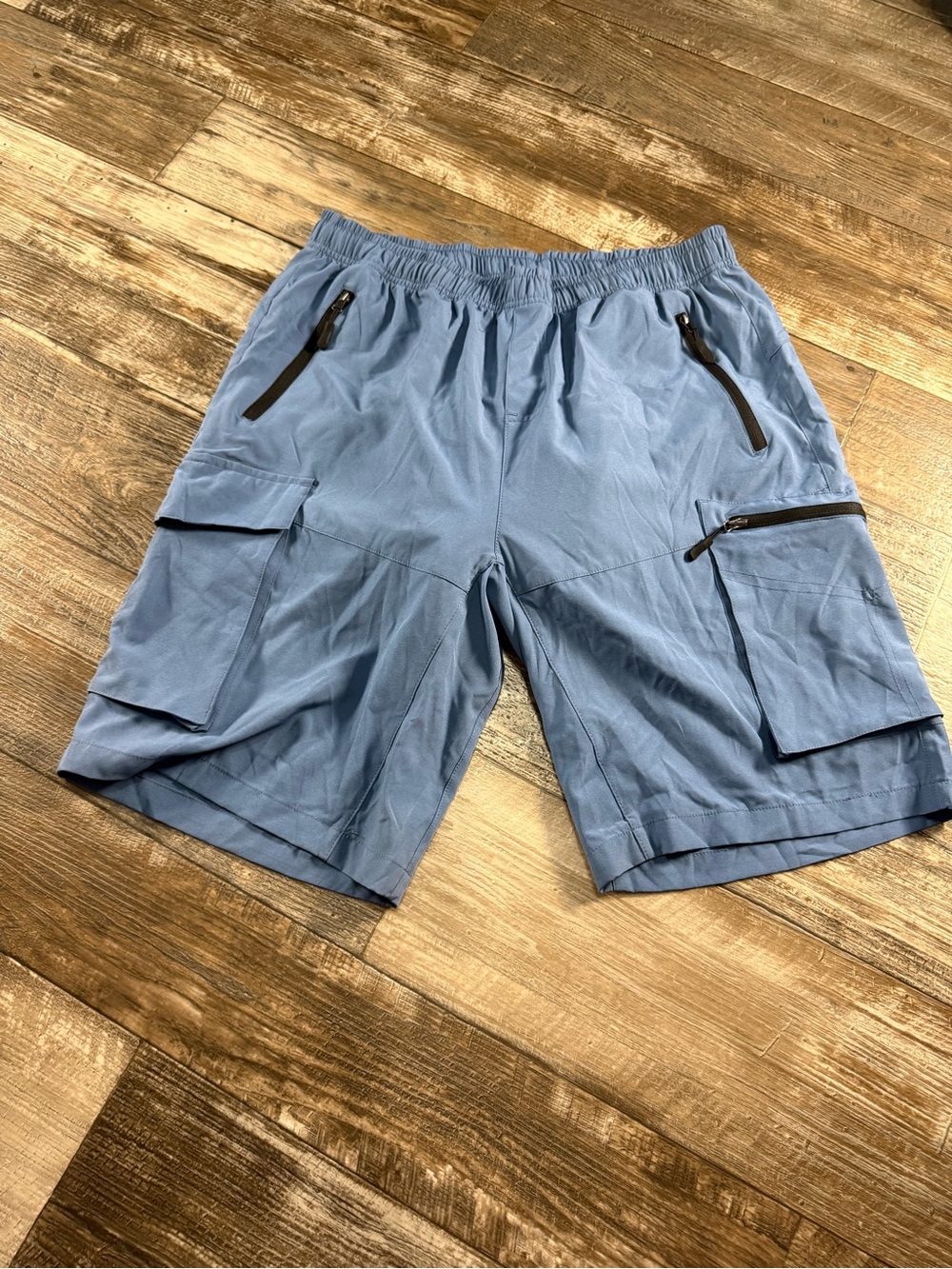 New Light Blue Men's Cycling Shorts
